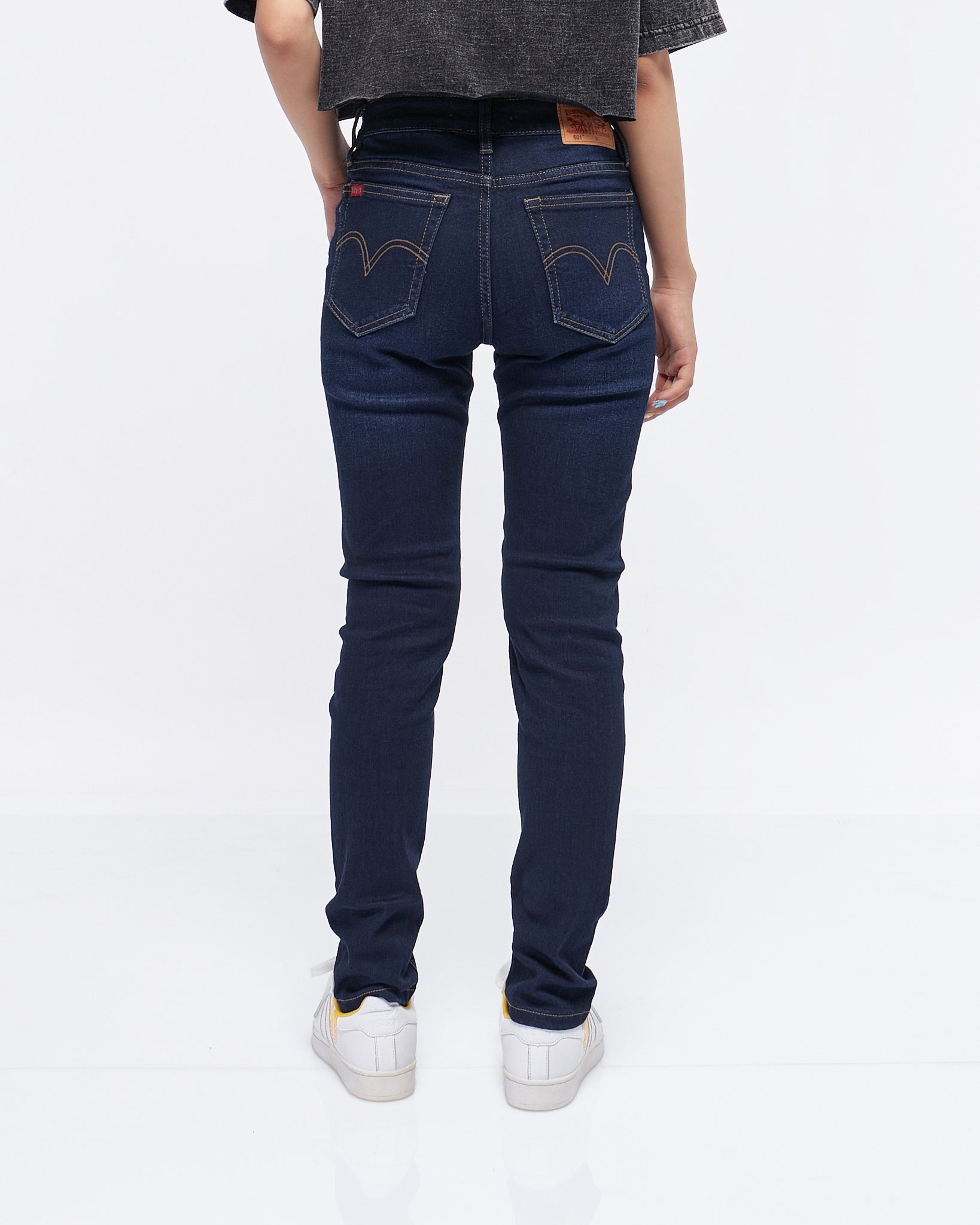 MOI OUTFIT-Straight Leg Lady Jeans 21.50