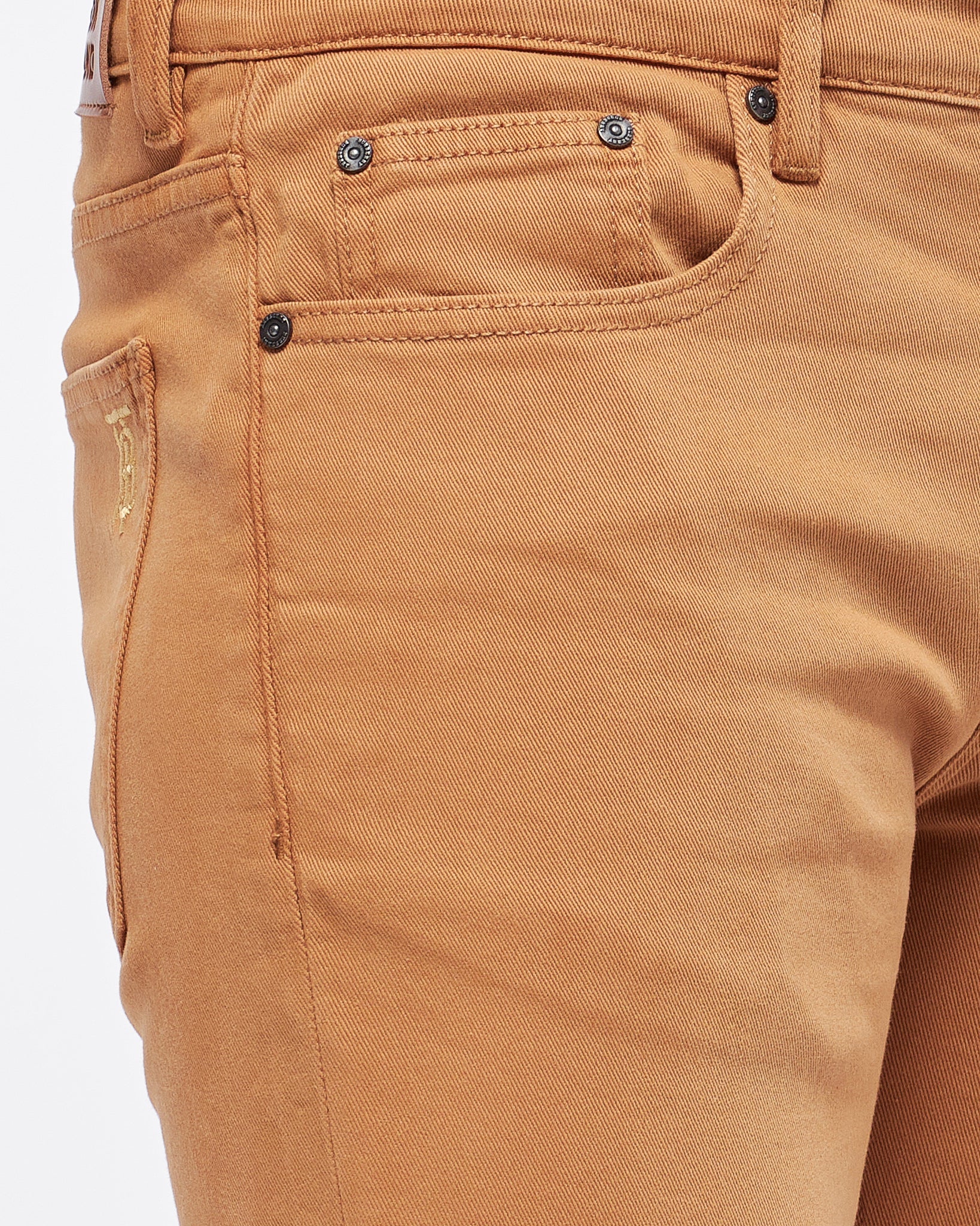 MOI OUTFIT-TB Logo Embroidered Back Pocket Men Jeans 25.90