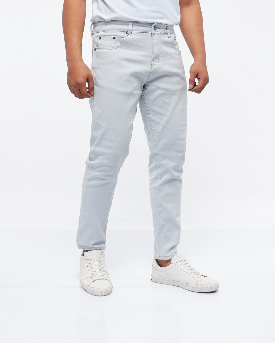 LV Logo Embroidered Men Jeans 68.90 - MOI OUTFIT