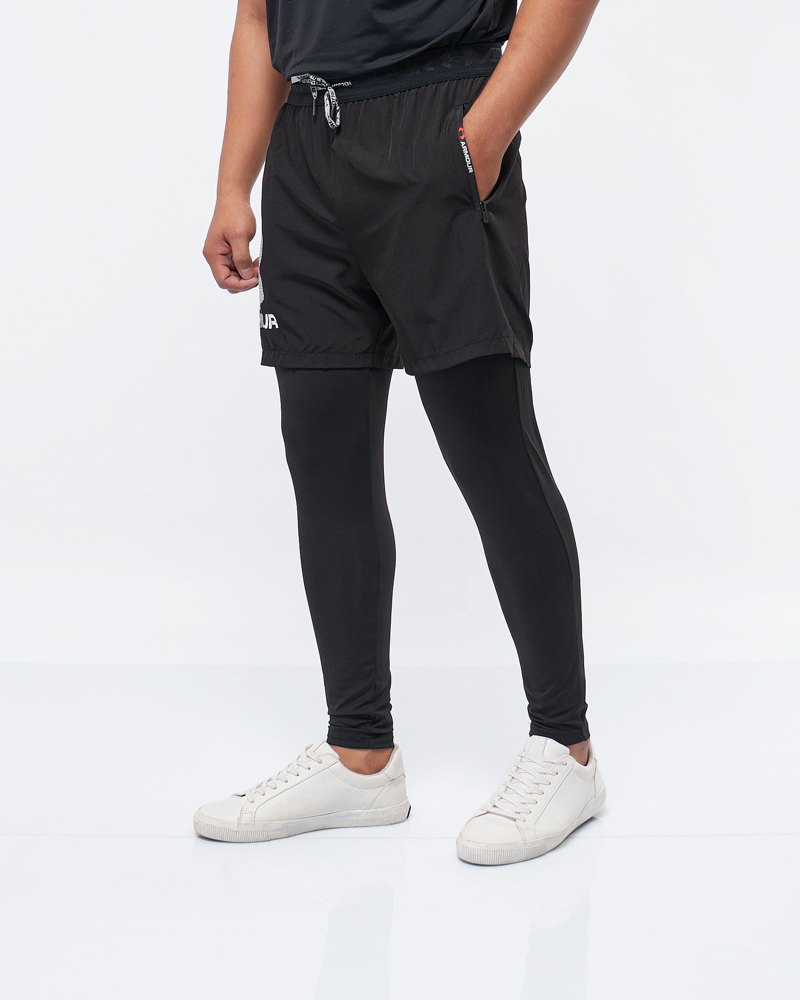 MOI OUTFIT-UA Gym Training 2 in 1 Men Leggings 15.90