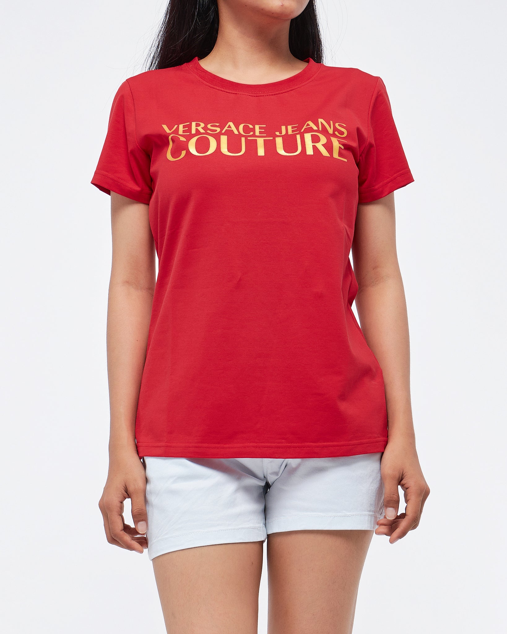 MOI OUTFIT-V Couture Gold Printed Lady T-Shirt 13.90