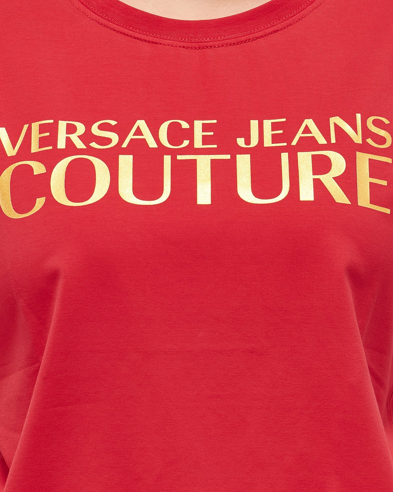 MOI OUTFIT-V Couture Gold Printed Lady T-Shirt 13.90