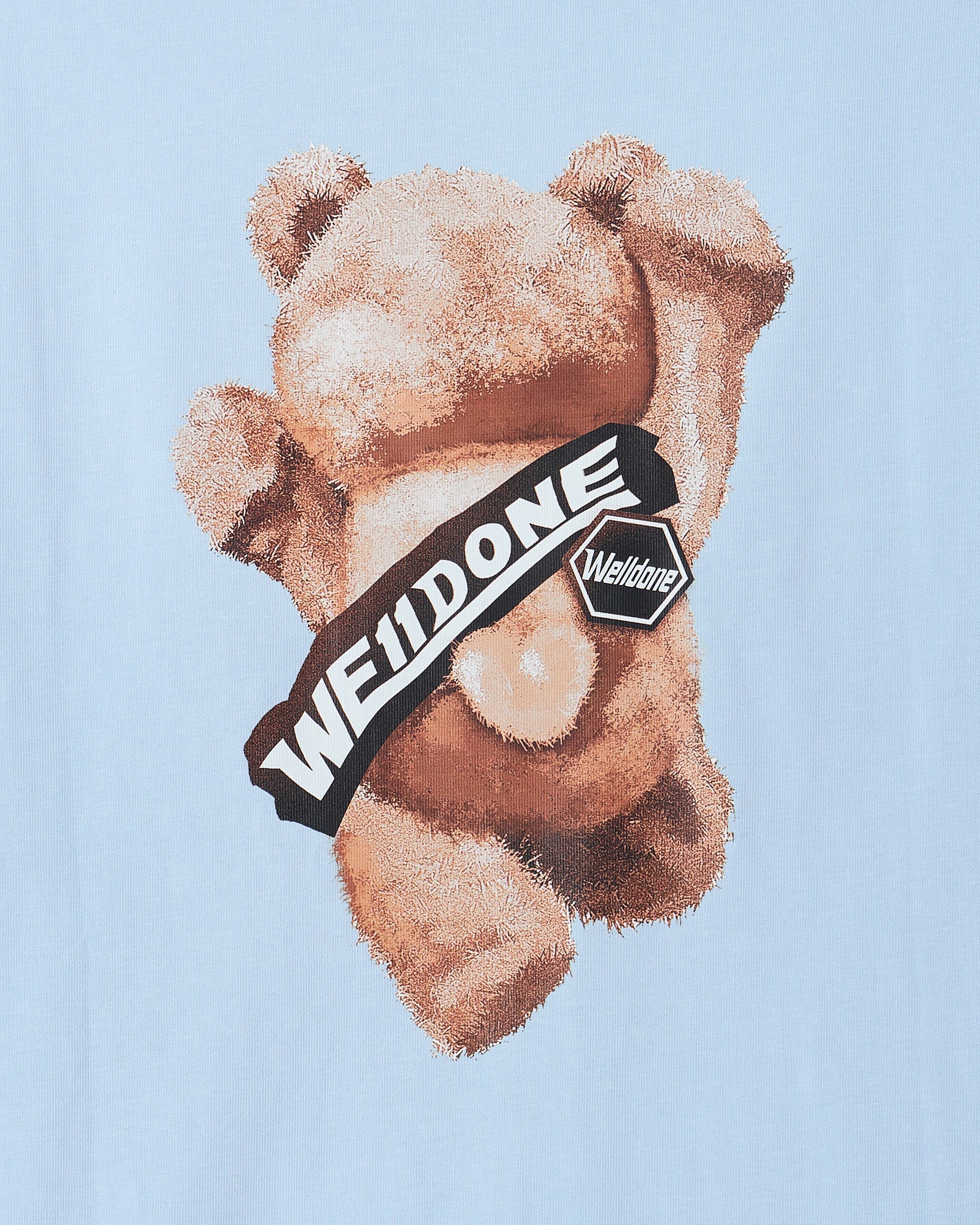 MOI OUTFIT-WE1 Teddy Bear Unisex Blue T-Shirt 24.90