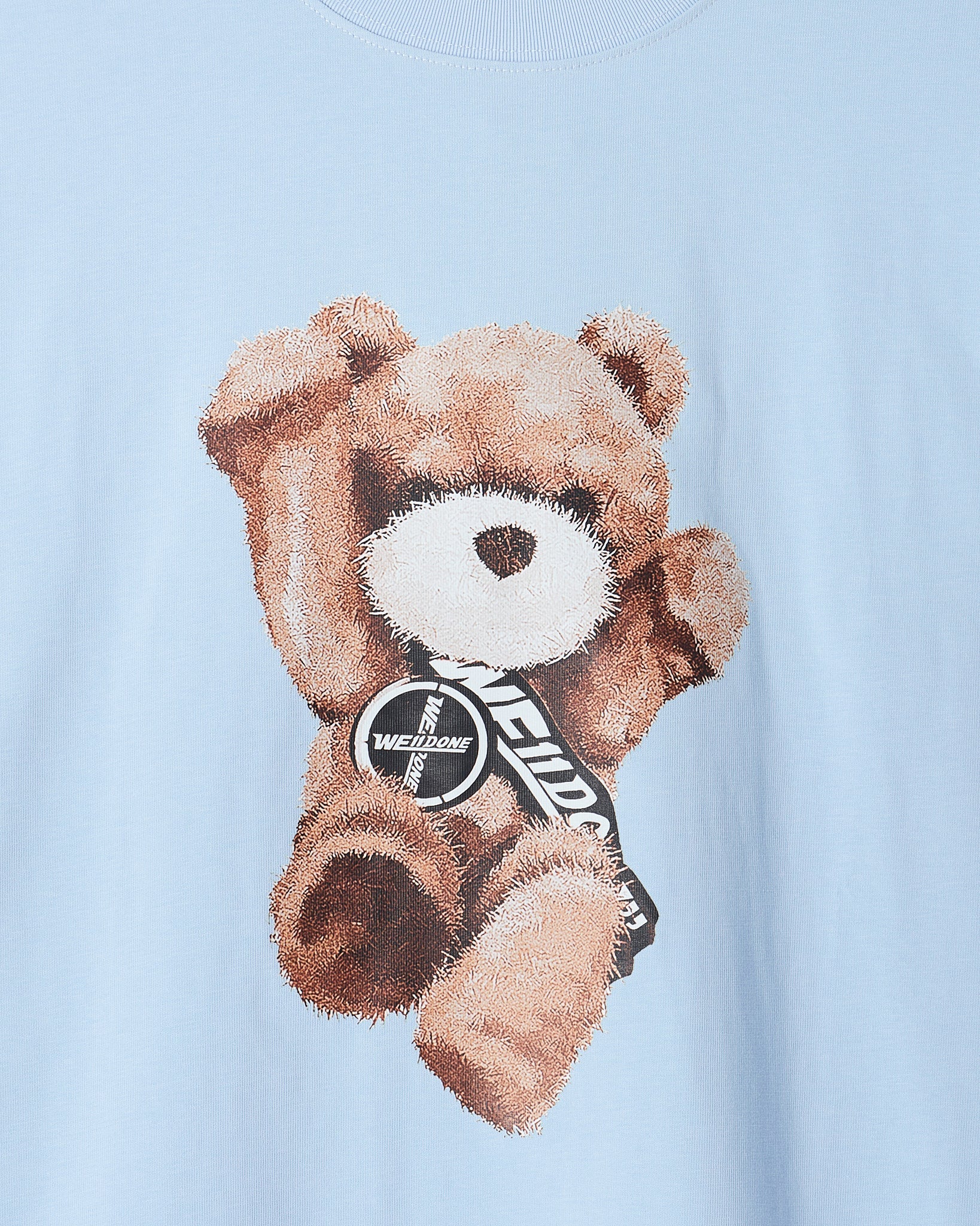 MOI OUTFIT-WE1 Teddy Bear Unisex Blue T-Shirt 24.90