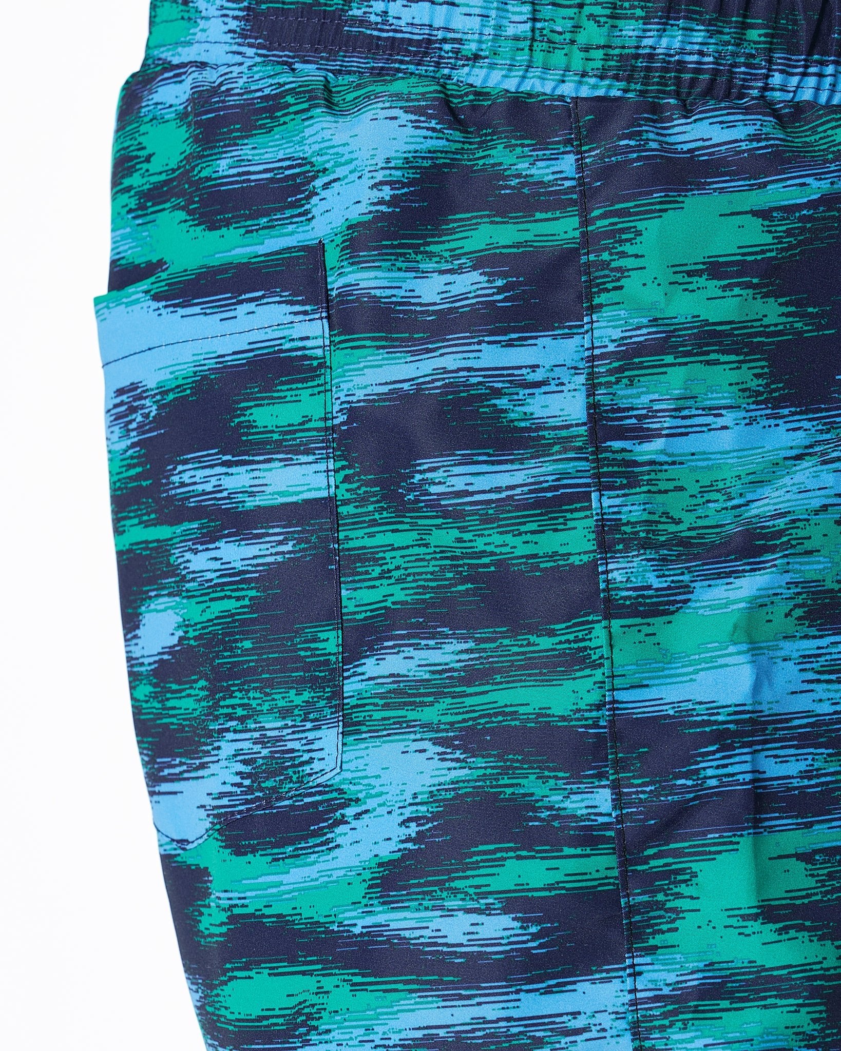 MOI OUTFIT-ZAR Men Green Swimwear 14.50