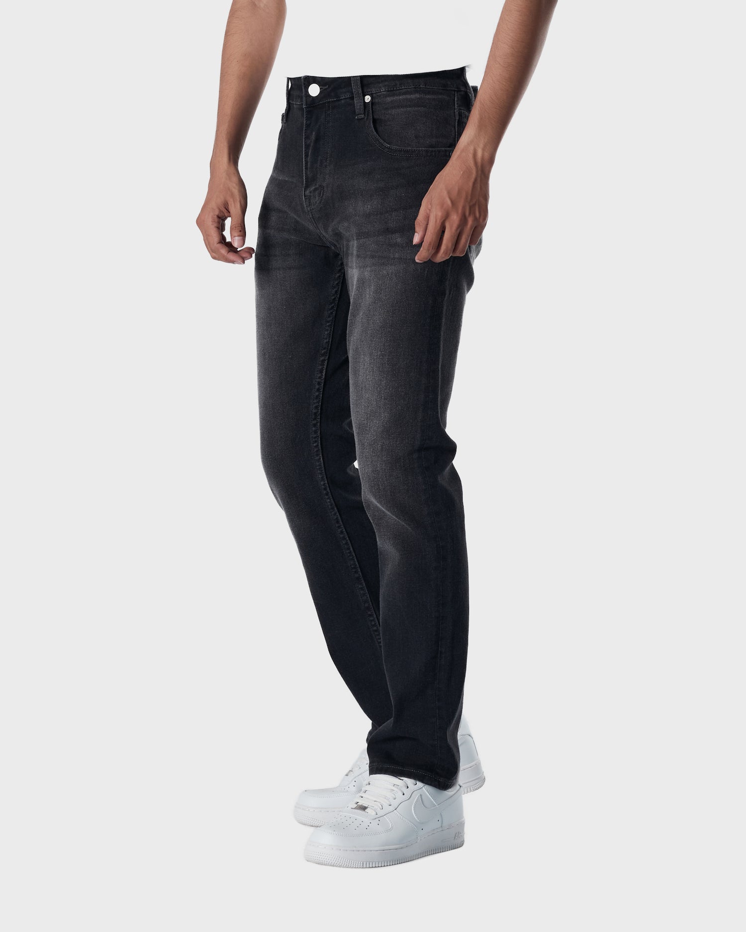 LAC Men Slim Fit Charcoal Jeans 24.90
