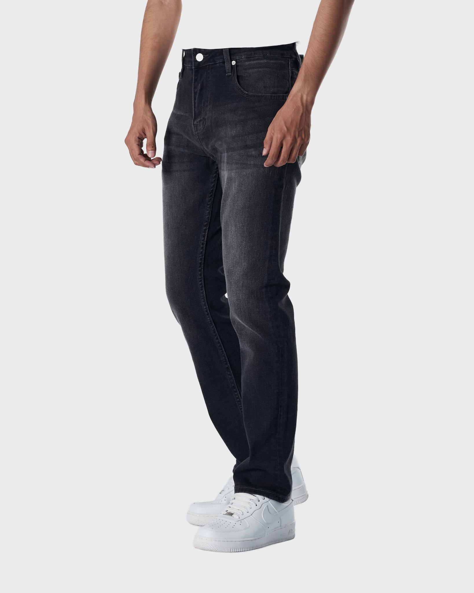 LAC Men Slim Fit Charcoal Jeans 24.90
