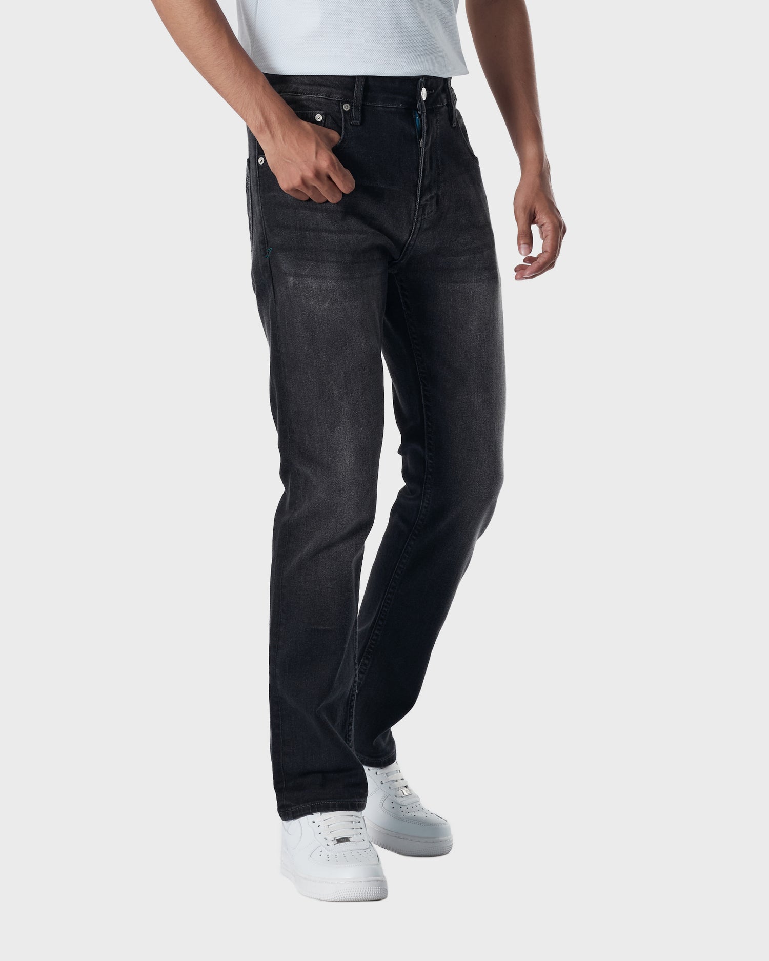 LAC Men Slim Fit Charcoal Jeans 24.90