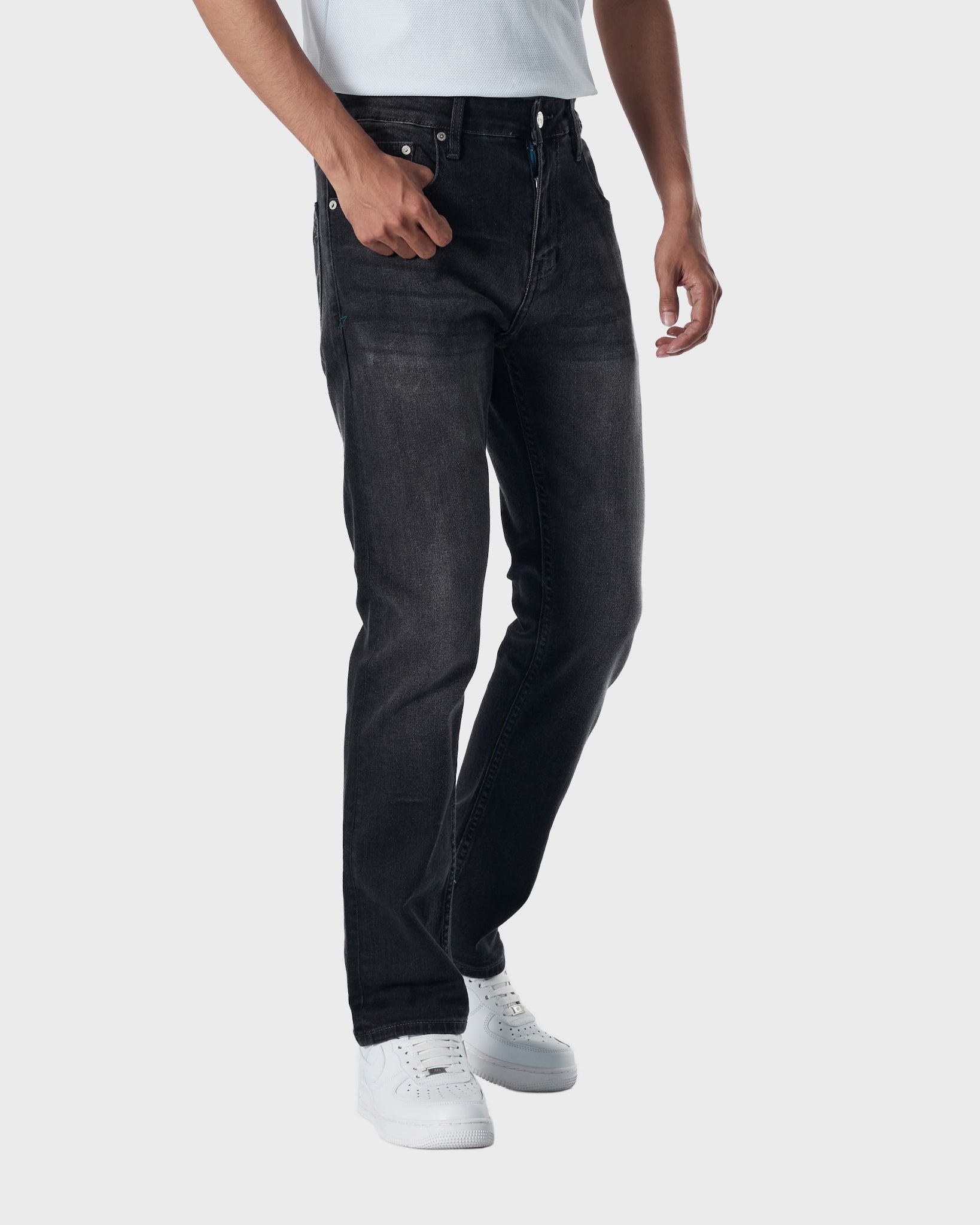 LAC Men Slim Fit Charcoal Jeans 24.90