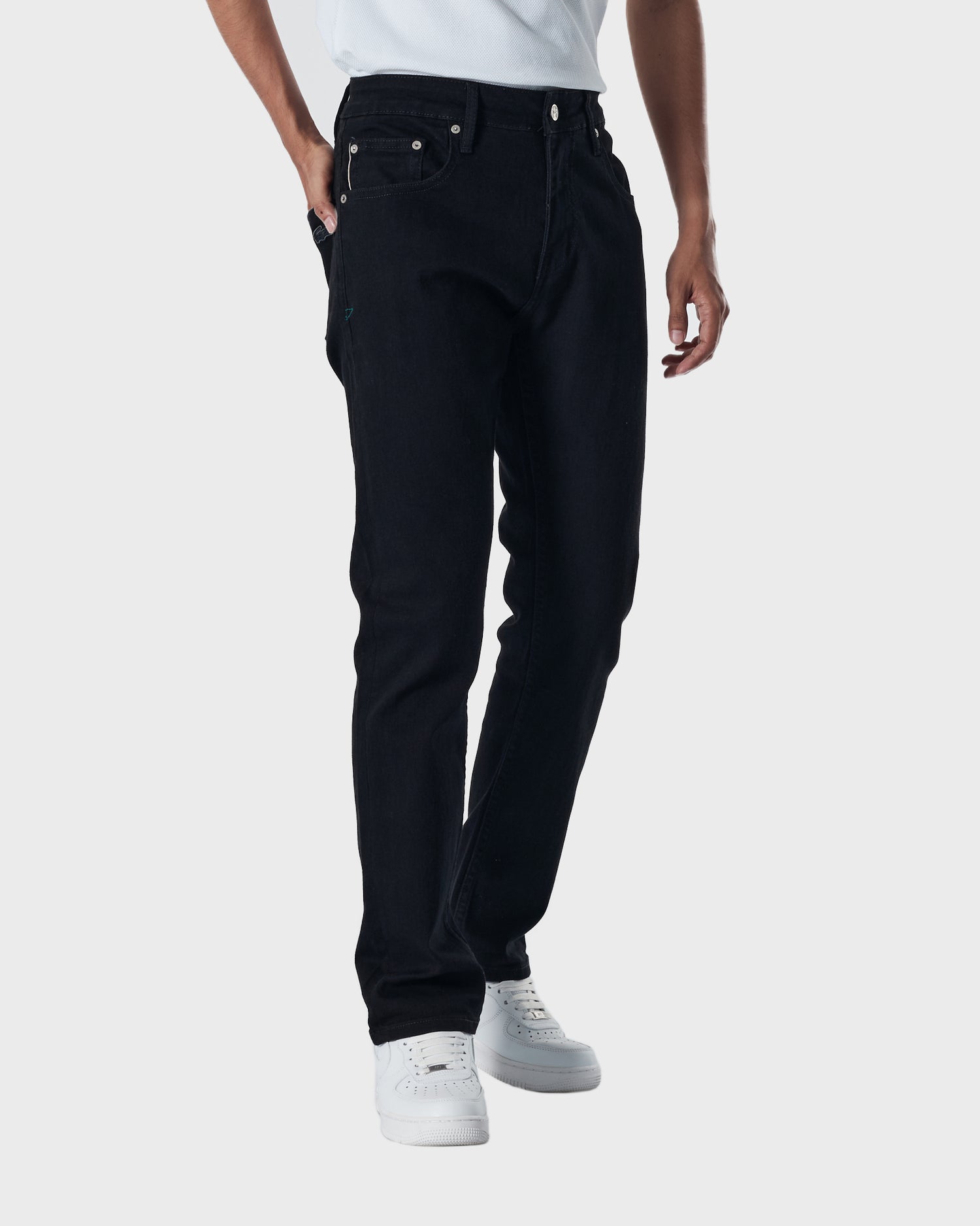 LAC Men Slim Fit Black Jeans 24.90