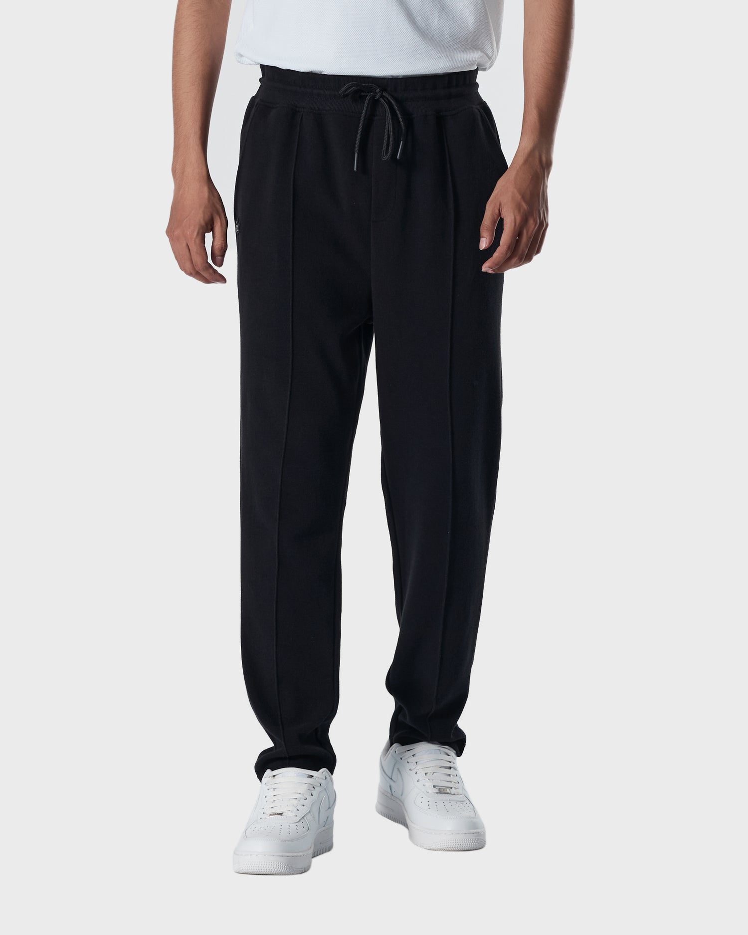 LAC Plain Color Men Black Track Pants 19.90