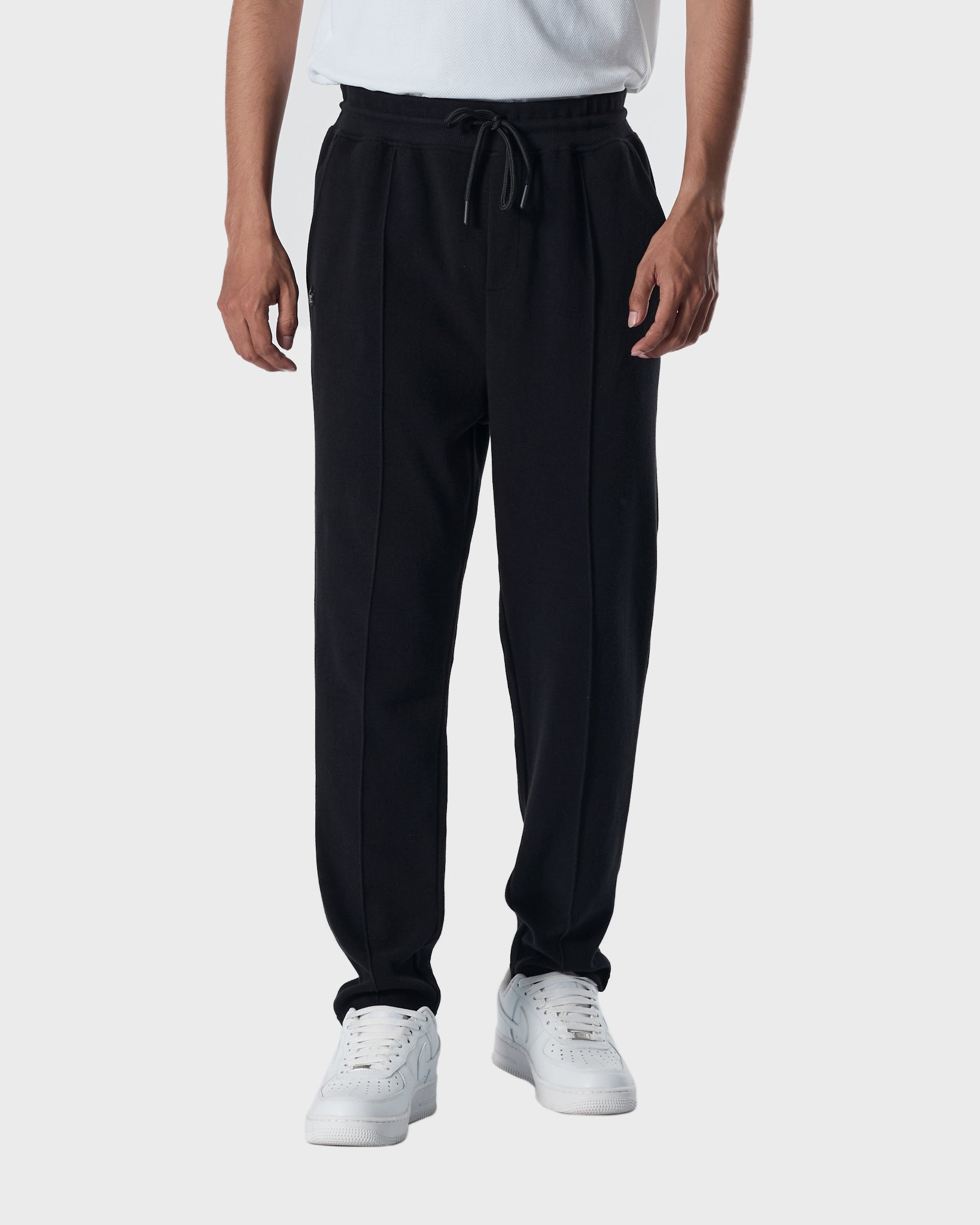 LAC Plain Color Men Black Track Pants 19.90