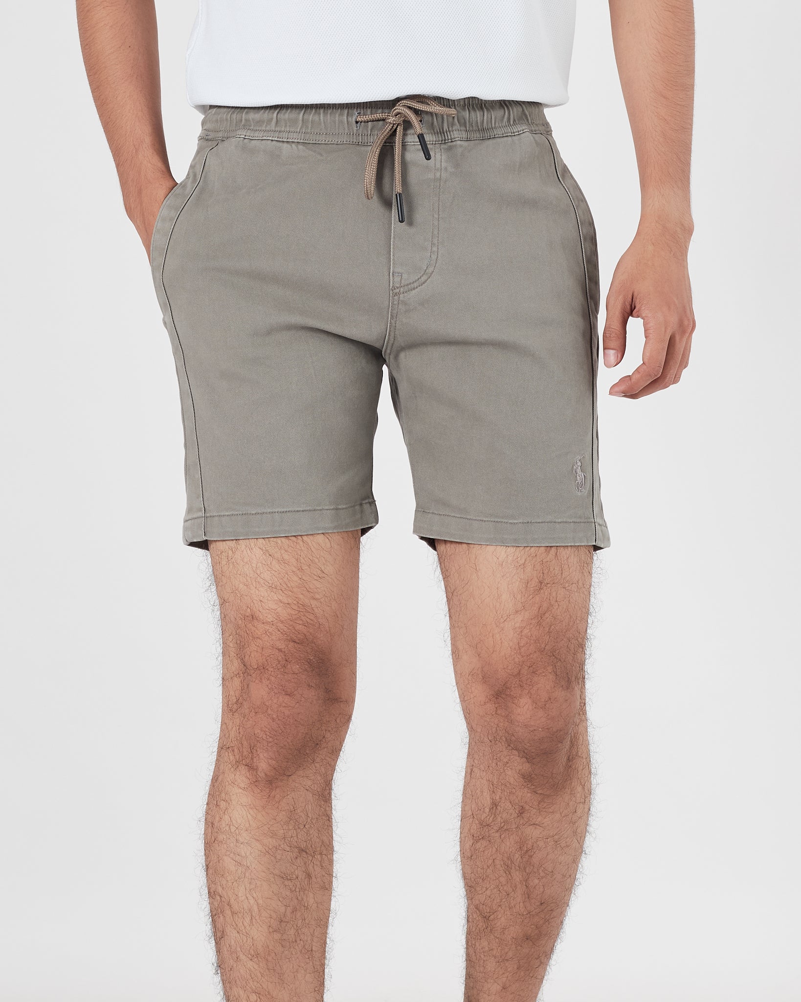 RL Above Knee Men Grey Short Pants 17.50