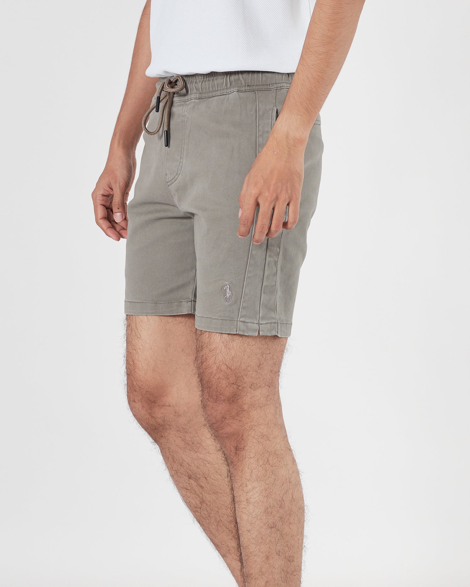 RL Above Knee Men Grey Short Pants 17.50