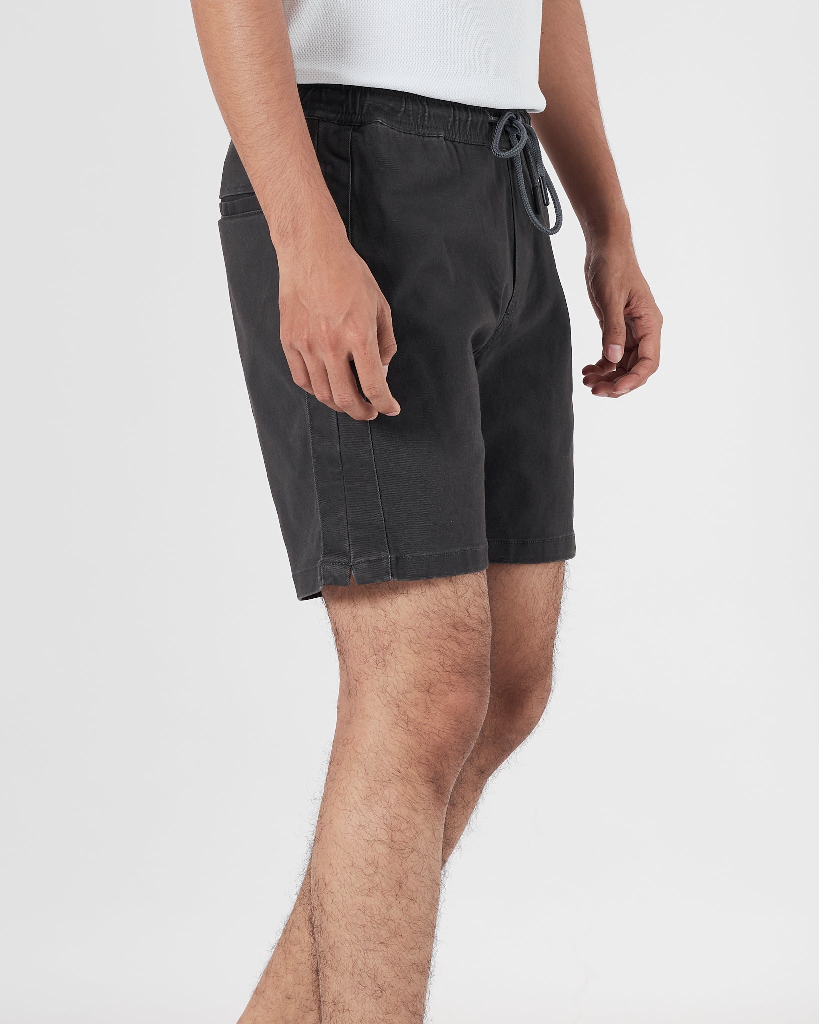 RL Above Knee Men Dark Grey Short Pants 17.50