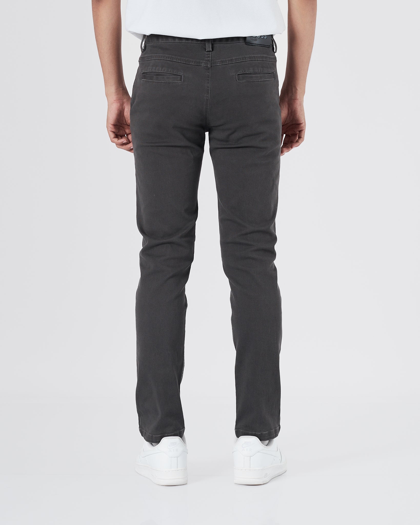 HUG Straight Fit Men Dark Grey Khaki Pants 25.90