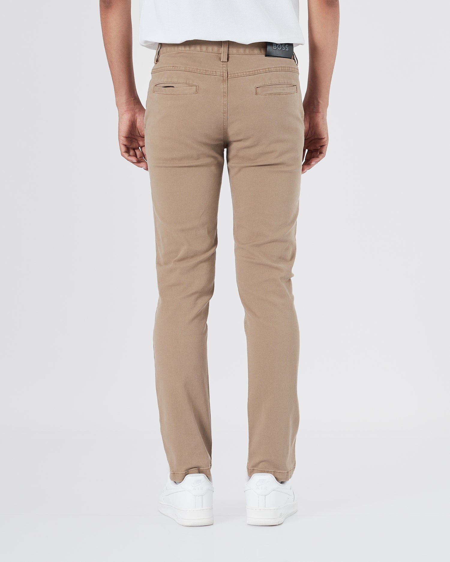 HUG Straight Fit Men Ceam Khaki Pants 25.90