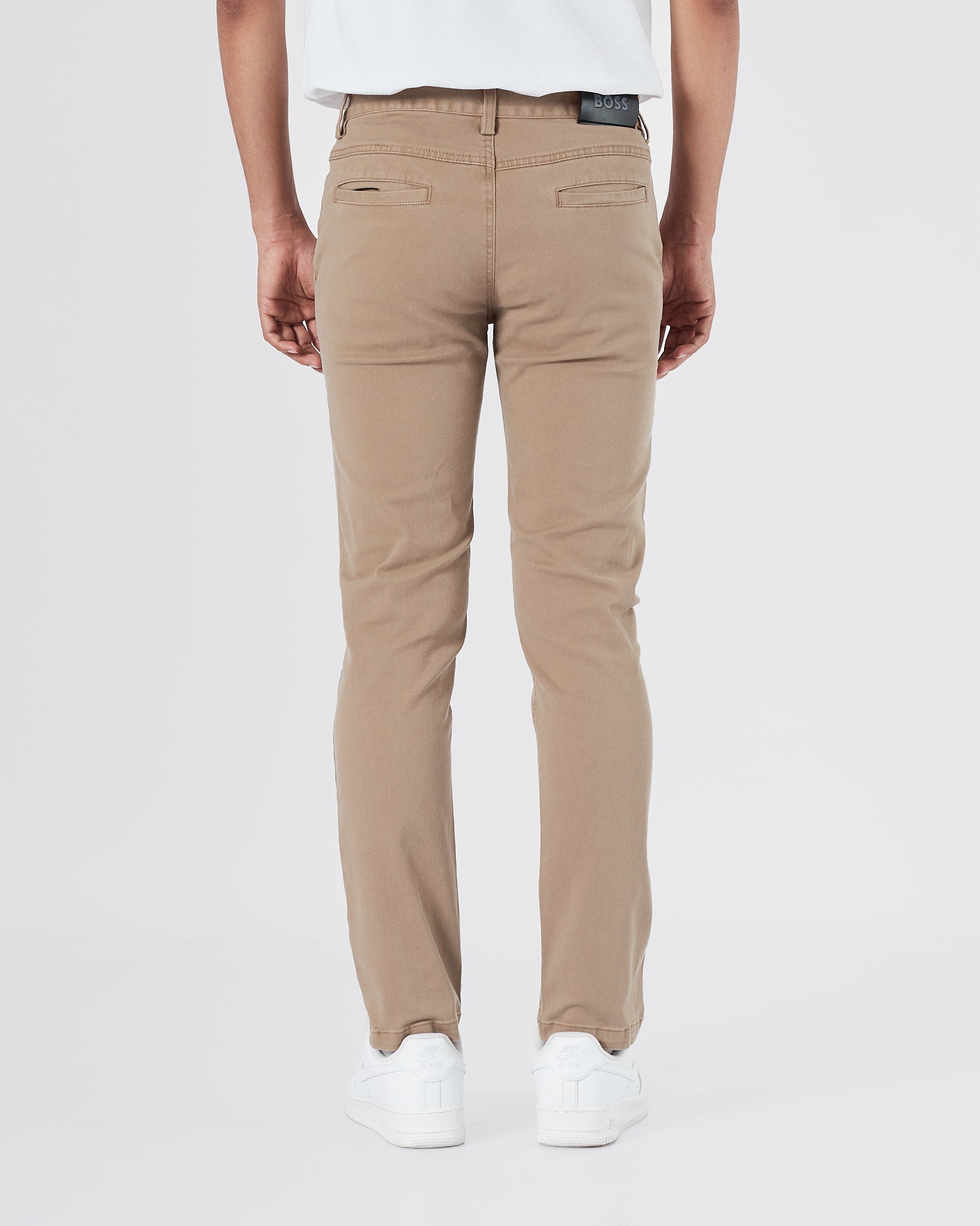 HUG Straight Fit Men Ceam Khaki Pants 25.90