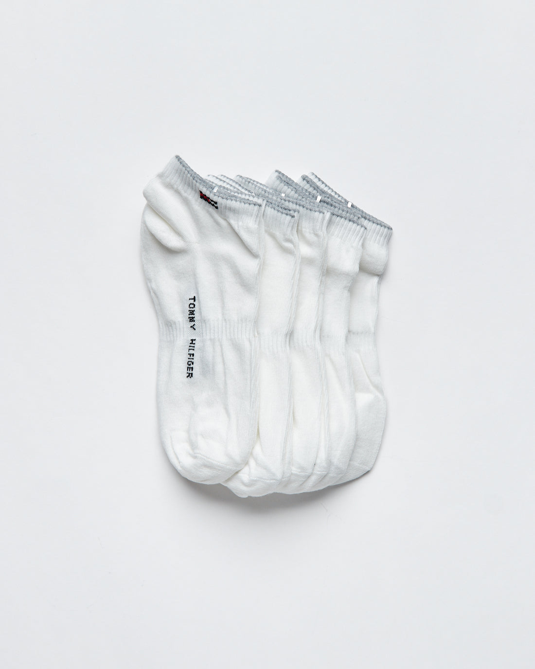 TH White 5 Pairs Low Cut Socks 10.90