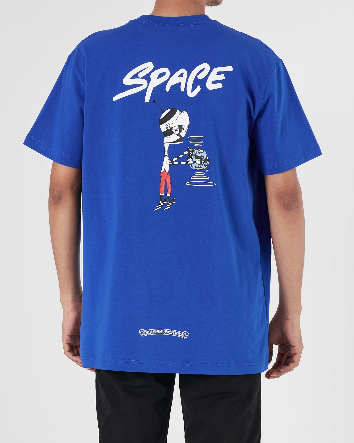 CH Space Logo Printed Men Blue T-Shirt 15.90