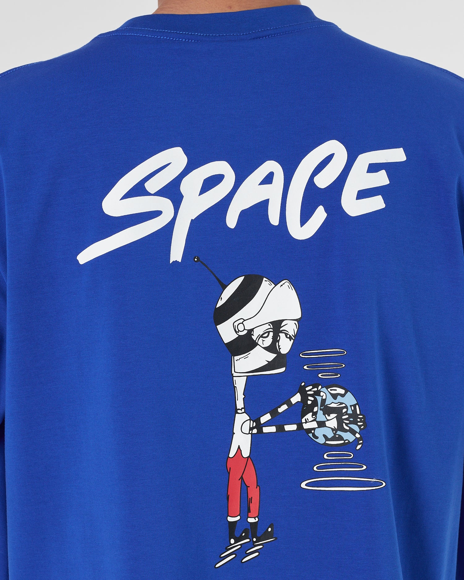 CH Space Logo Printed Men Blue T-Shirt 15.90