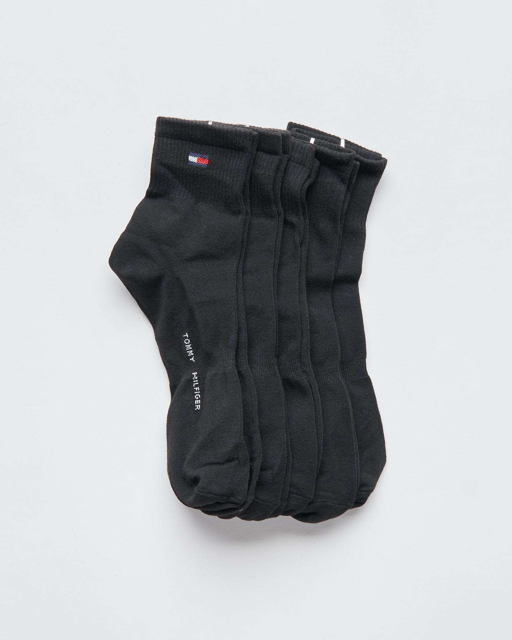 TH Black 5 Pairs Quarter Socks 11.90