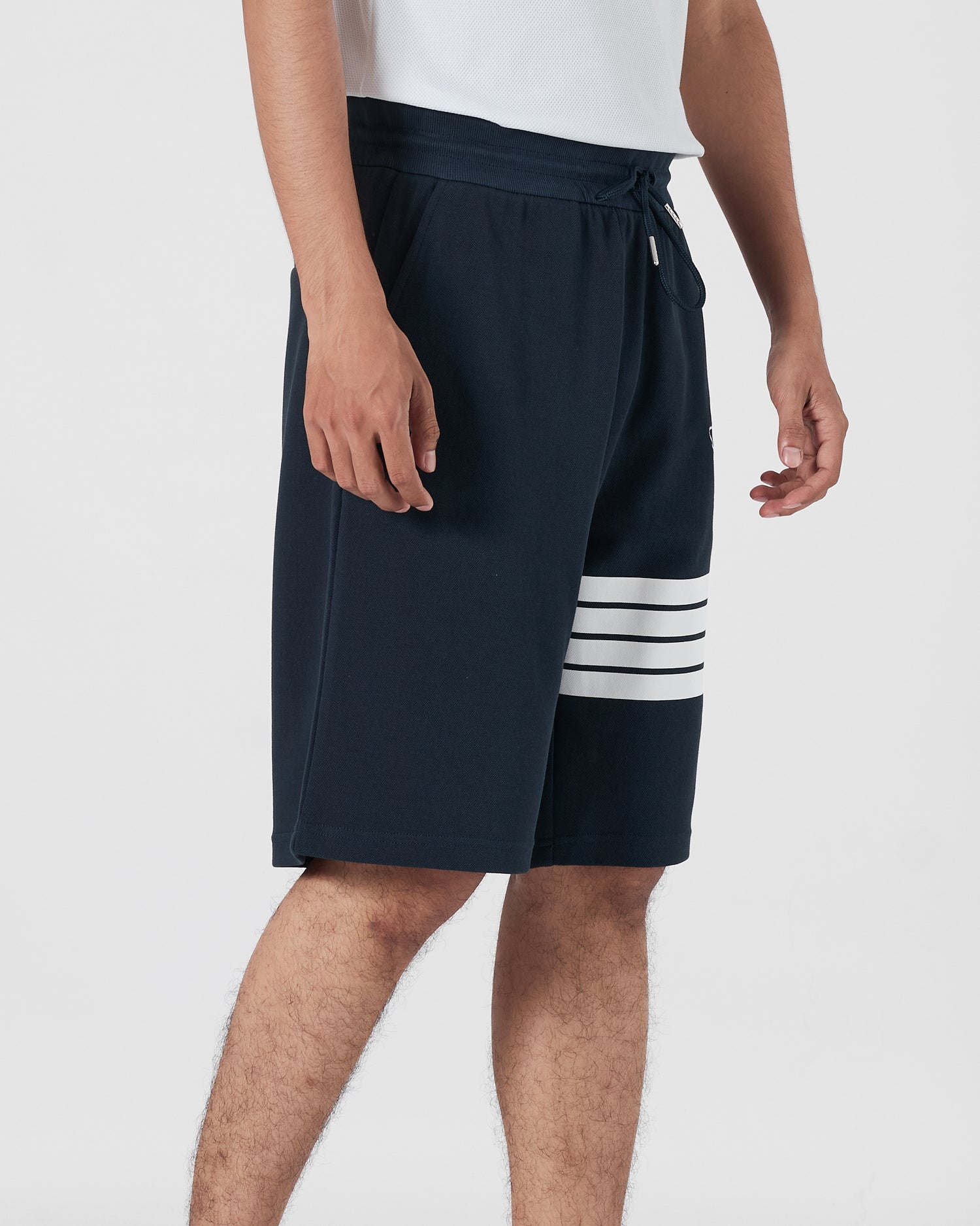 TB 4 Bar Striped Men Blue Shorts 16.90