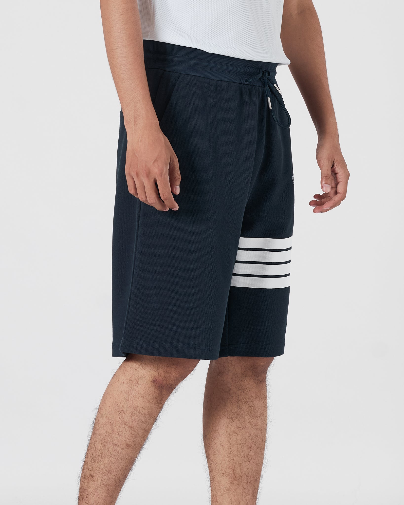 TB 4 Bar Striped Men Blue Shorts 16.90