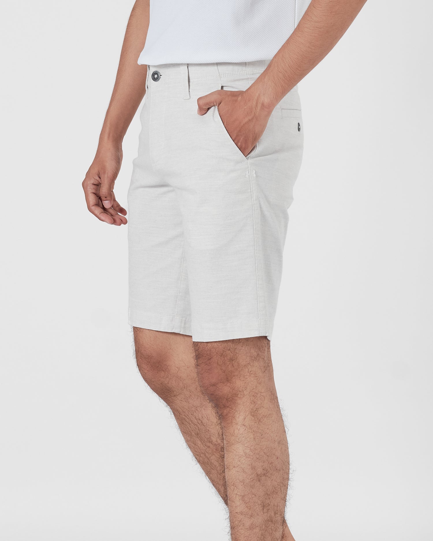 UA Men White Short Pants 18.50