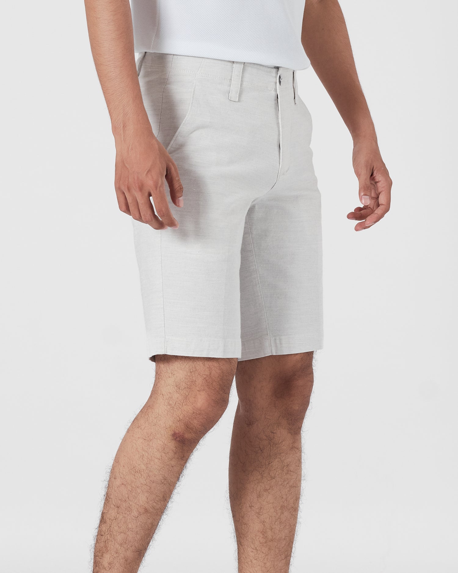 UA Men White Short Pants 18.50