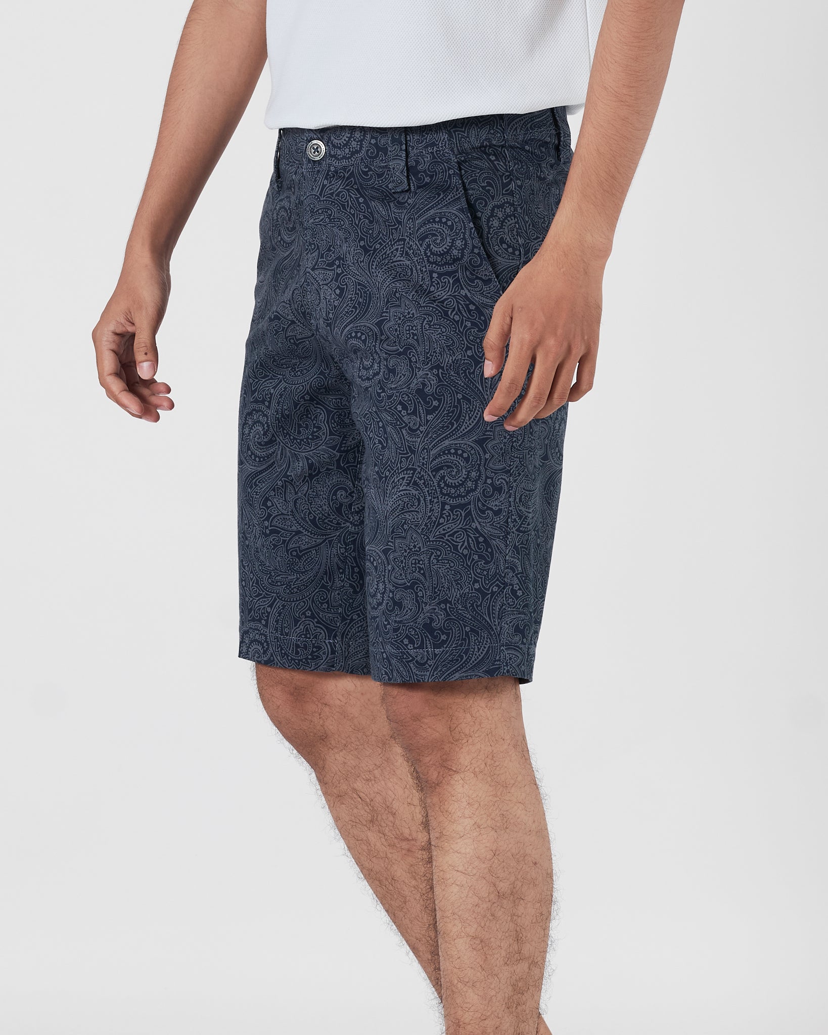 UA Paisley Men Blue Short Pants 18.50