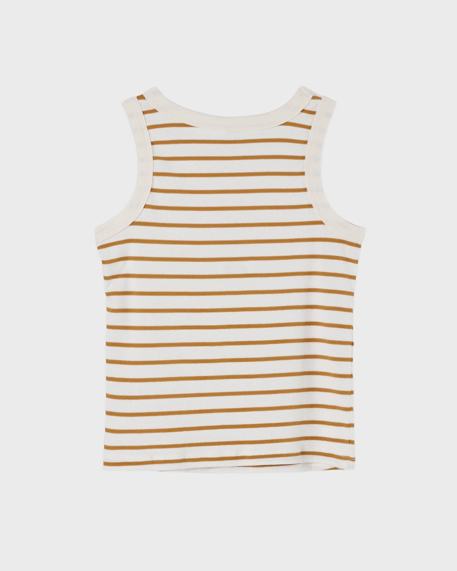 UNI Striped Lady Brown Tank Top 10.90