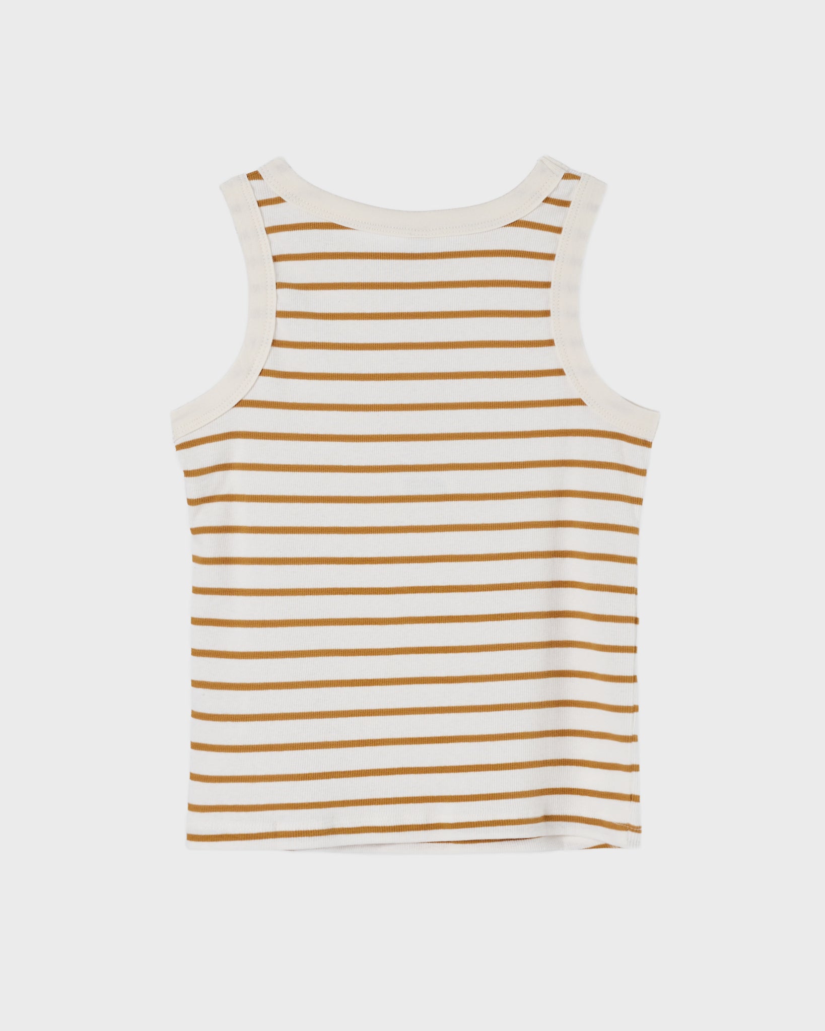 UNI Striped Lady Brown Tank Top 10.90