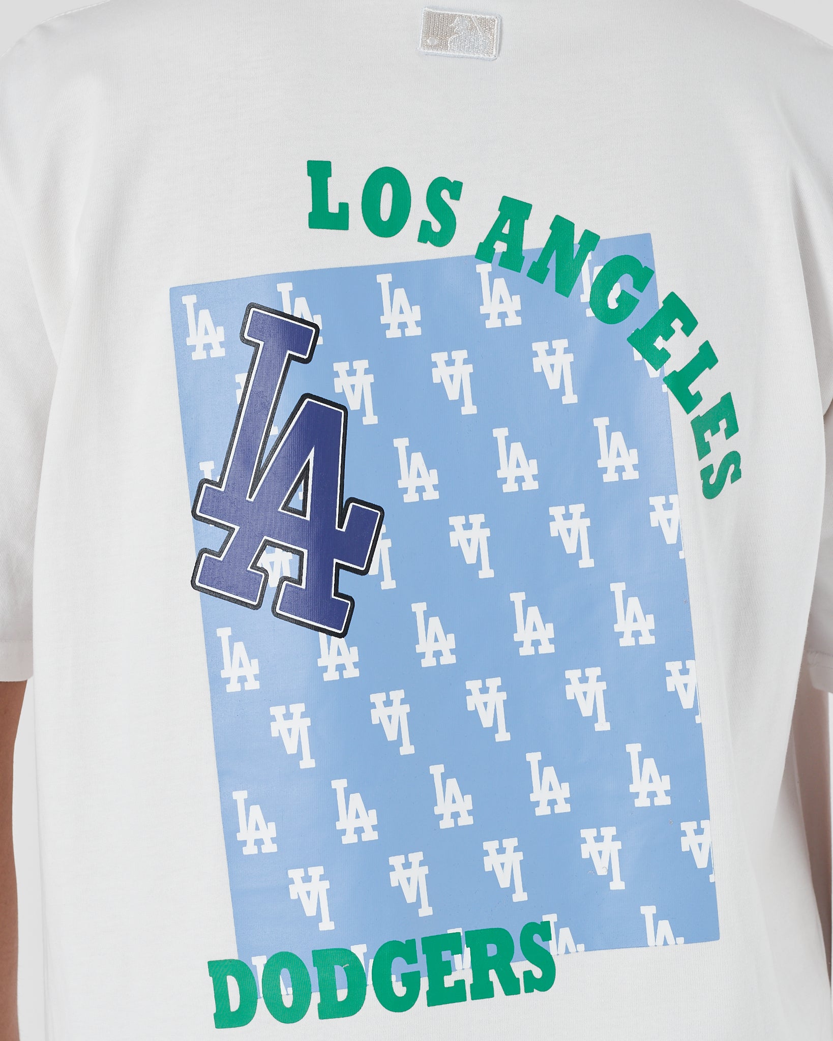 MLB LA Logo Printed Men White T-Shirt 16.90