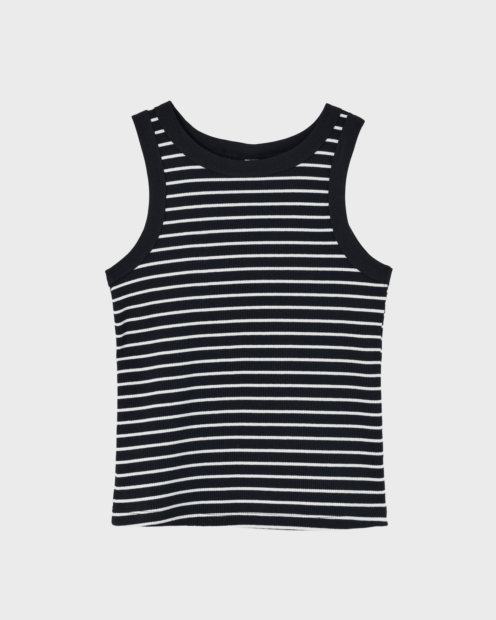 UNI Striped Lady Black Tank Top 10.90