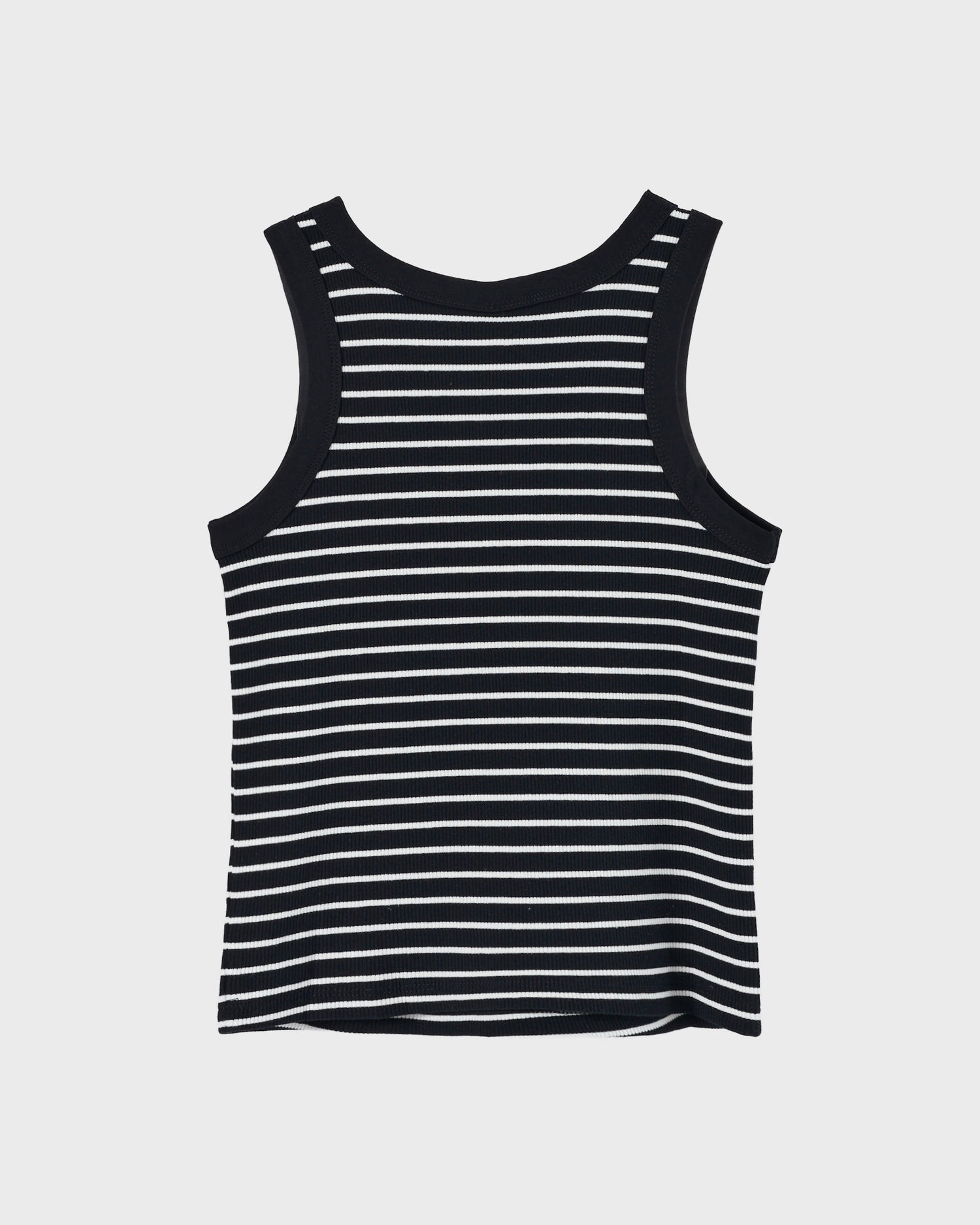 UNI Striped Lady Black Tank Top 10.90