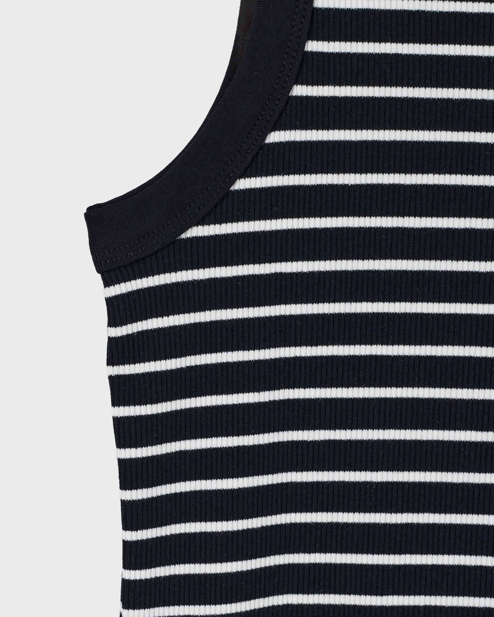 UNI Striped Lady Black Tank Top 10.90