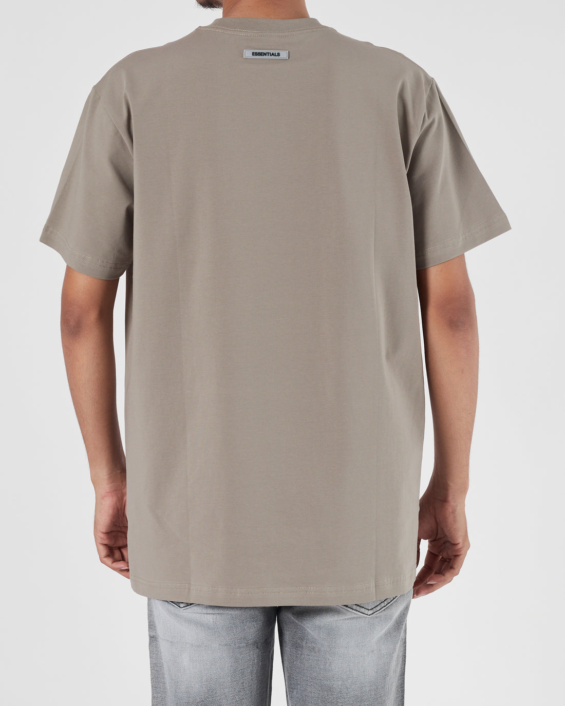 ESS Logo Printed Men Dark Grey T-Shirt 16.90