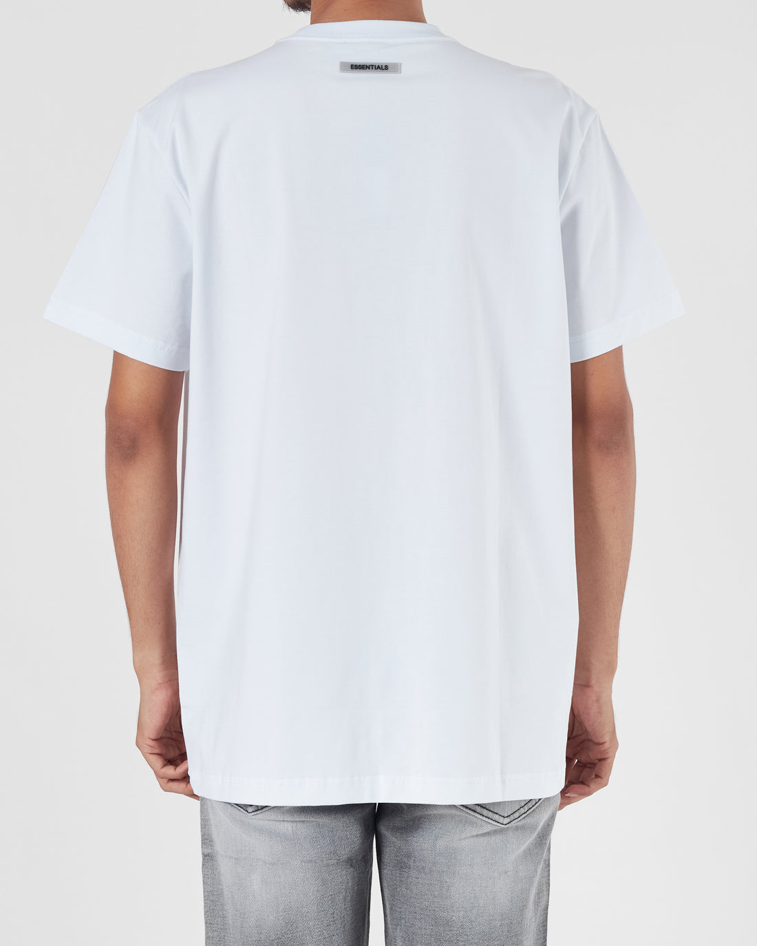 ESS Logo Printed Men White T-Shirt 16.90