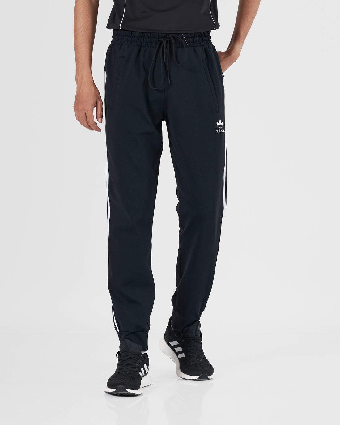 ADI 3 Striped Men Black Track Pants 16.90