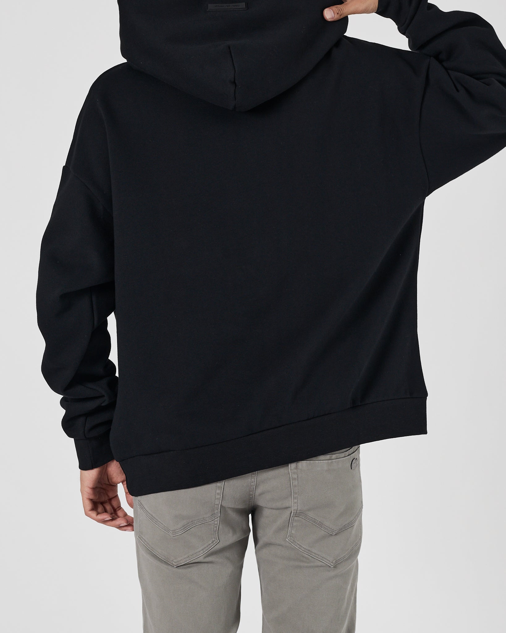 FOG Essentails Printed Men Black Hoodie 32.90