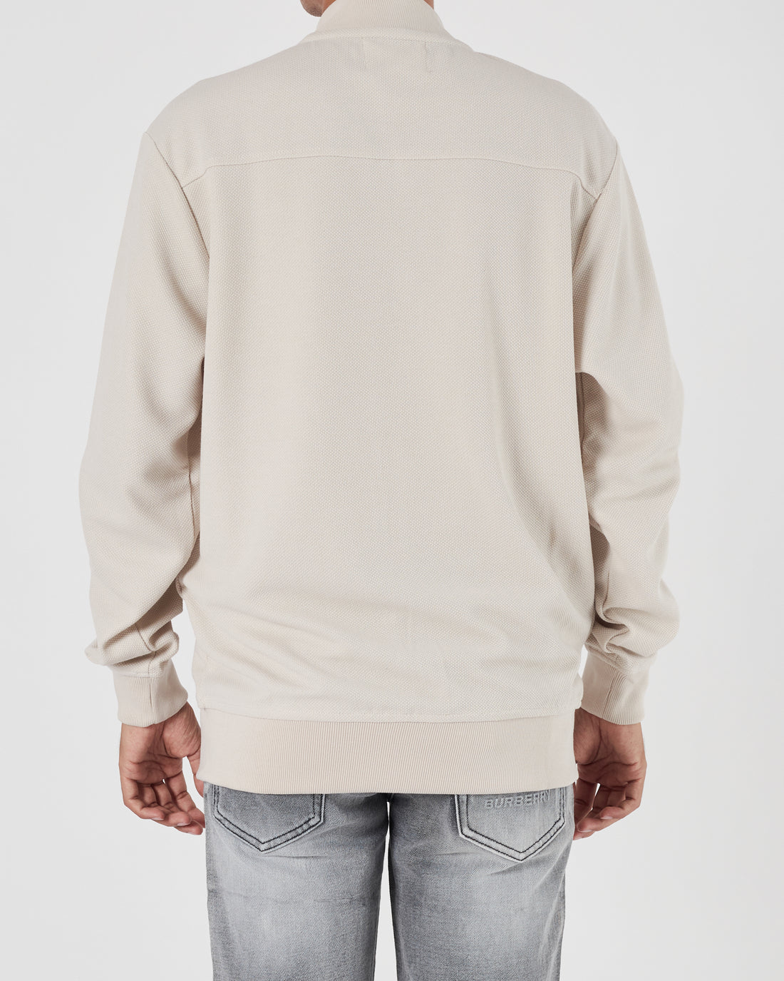 ZAR Plain Color Men Cream Jacket 24.90