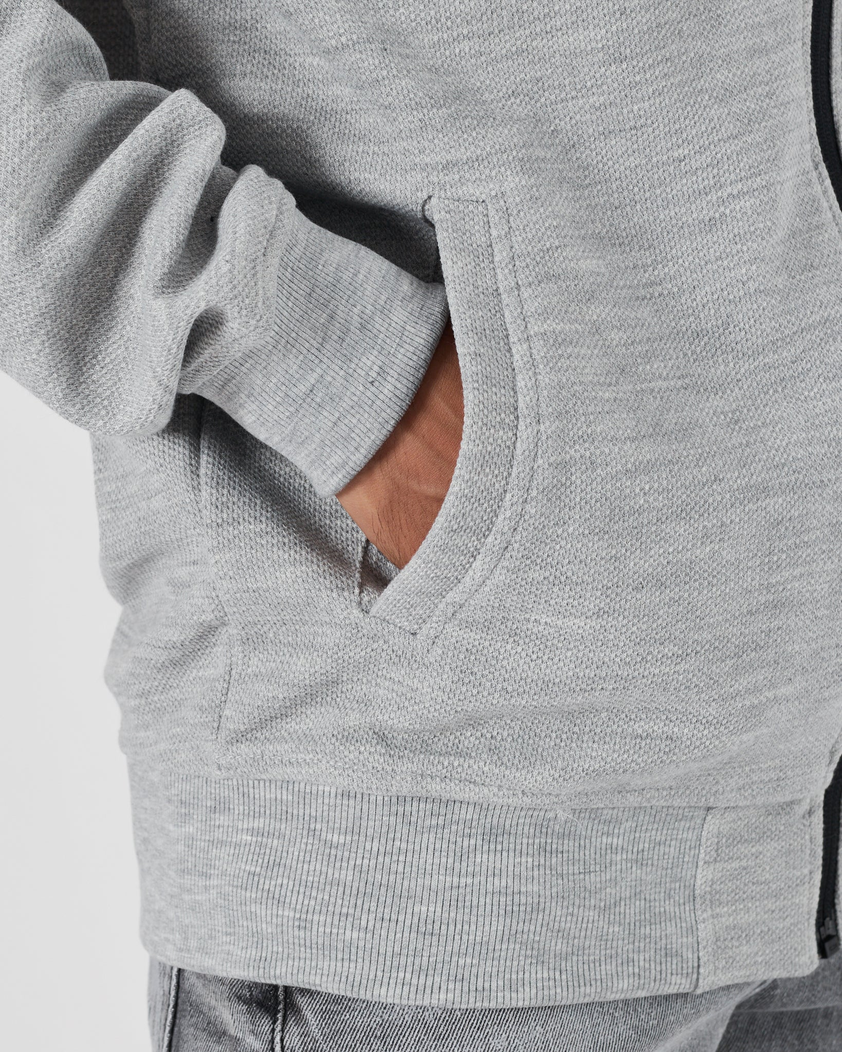 ZAR Plain Color Men Grey  Jacket 24.90