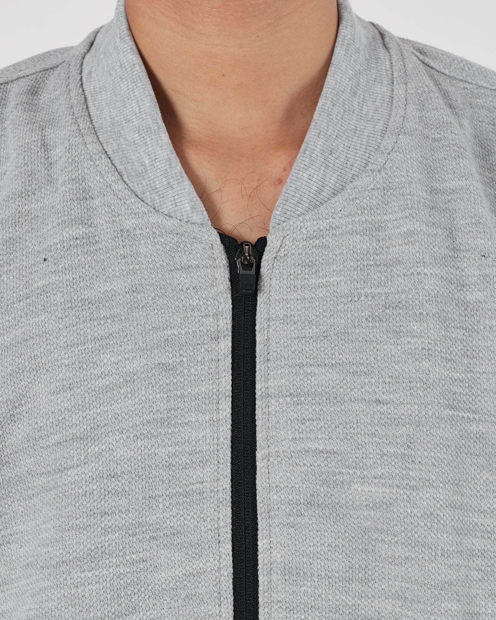 ZAR Plain Color Men Grey  Jacket 24.90