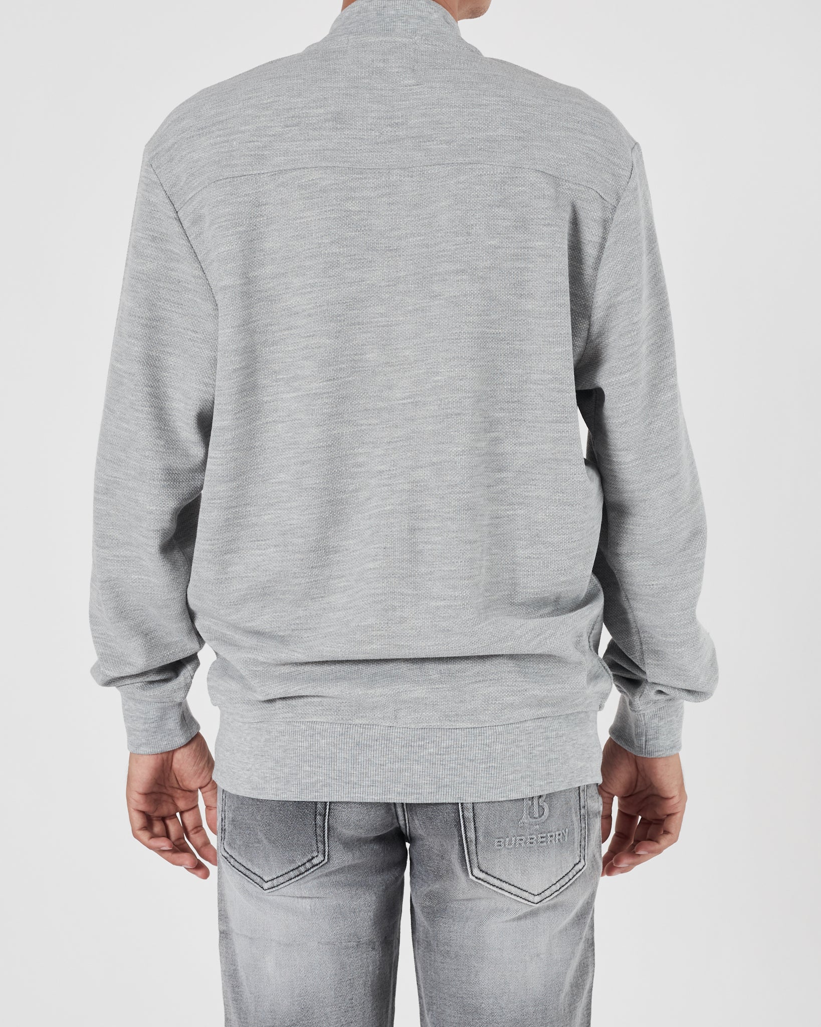 ZAR Plain Color Men Grey  Jacket 24.90