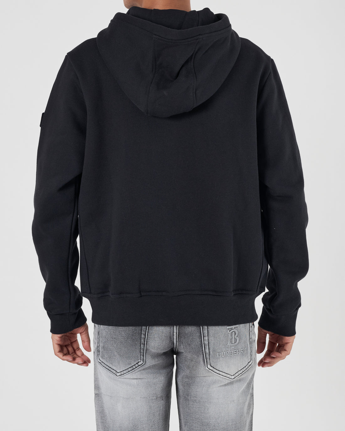 PSH Men Black Zipped Hoodie 25.90