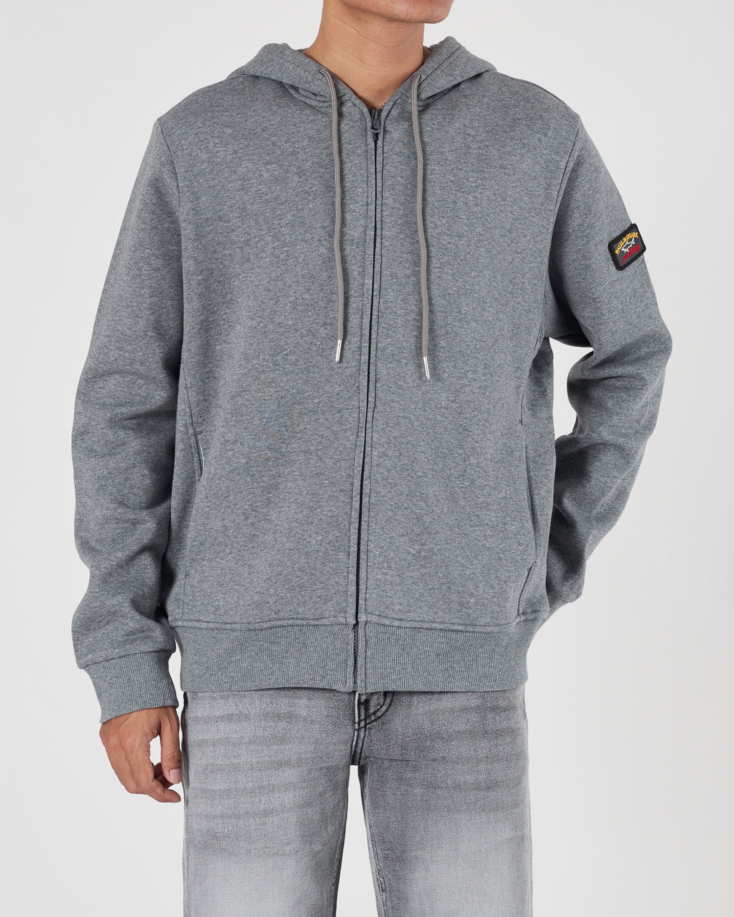 PSH Men Grey Zipped Hoodie 25.90