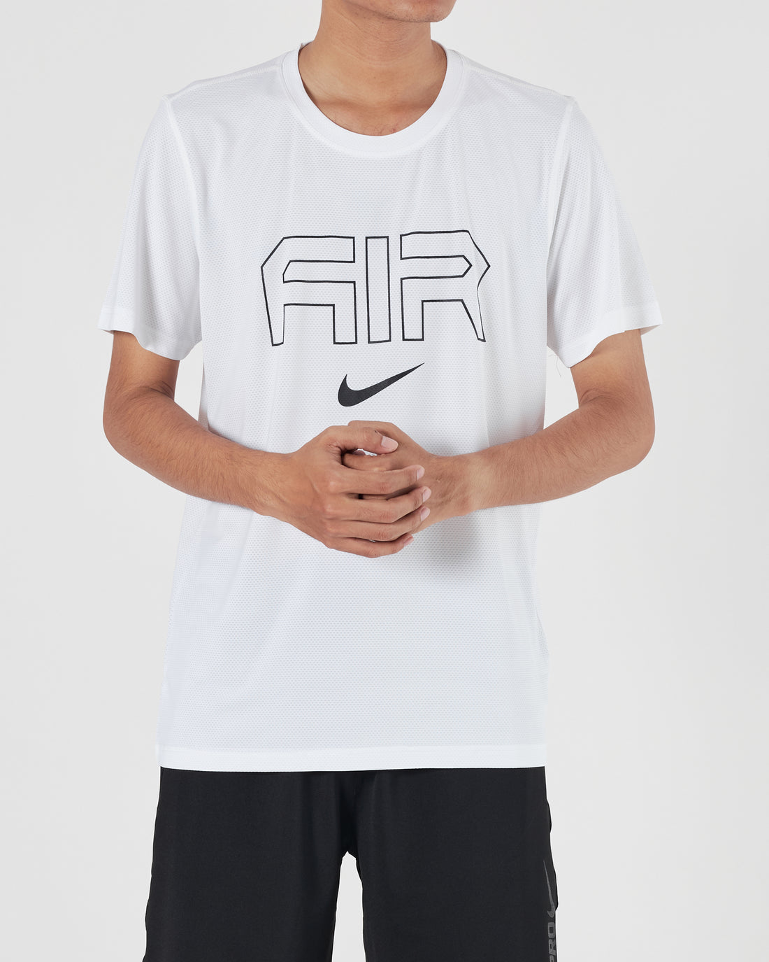 NIK Logo Printed Men White Sport T-Shirt 14.90
