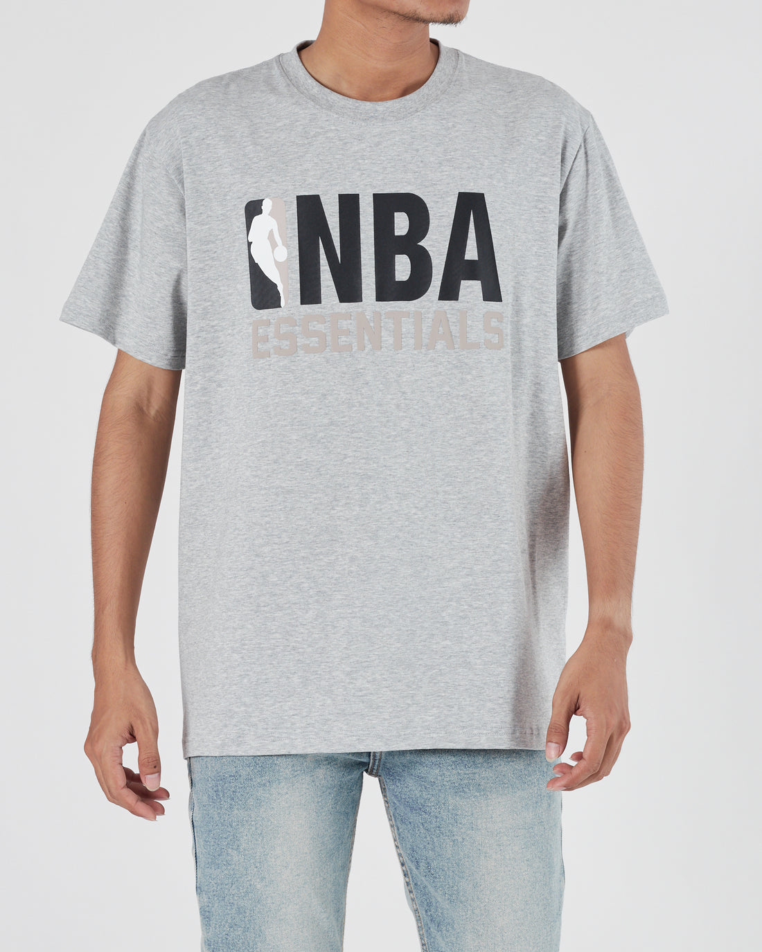 ESS NBA Men Grey T-Shirt 15.90