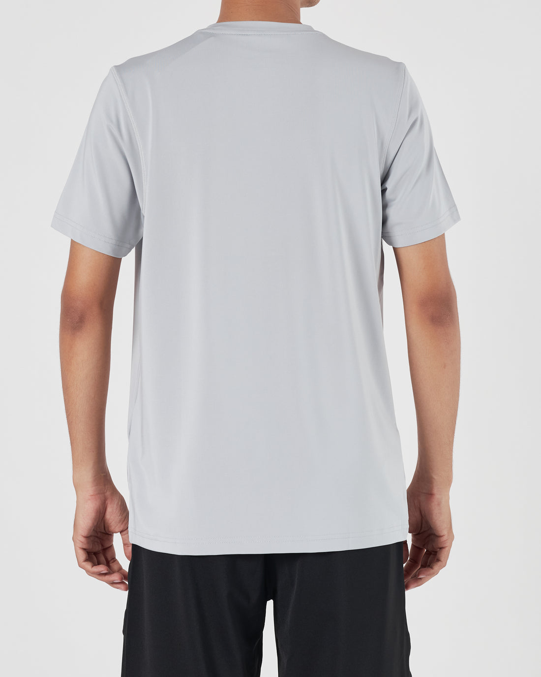 NIK Logo Printed Men Grey Sport T-Shirt 14.90